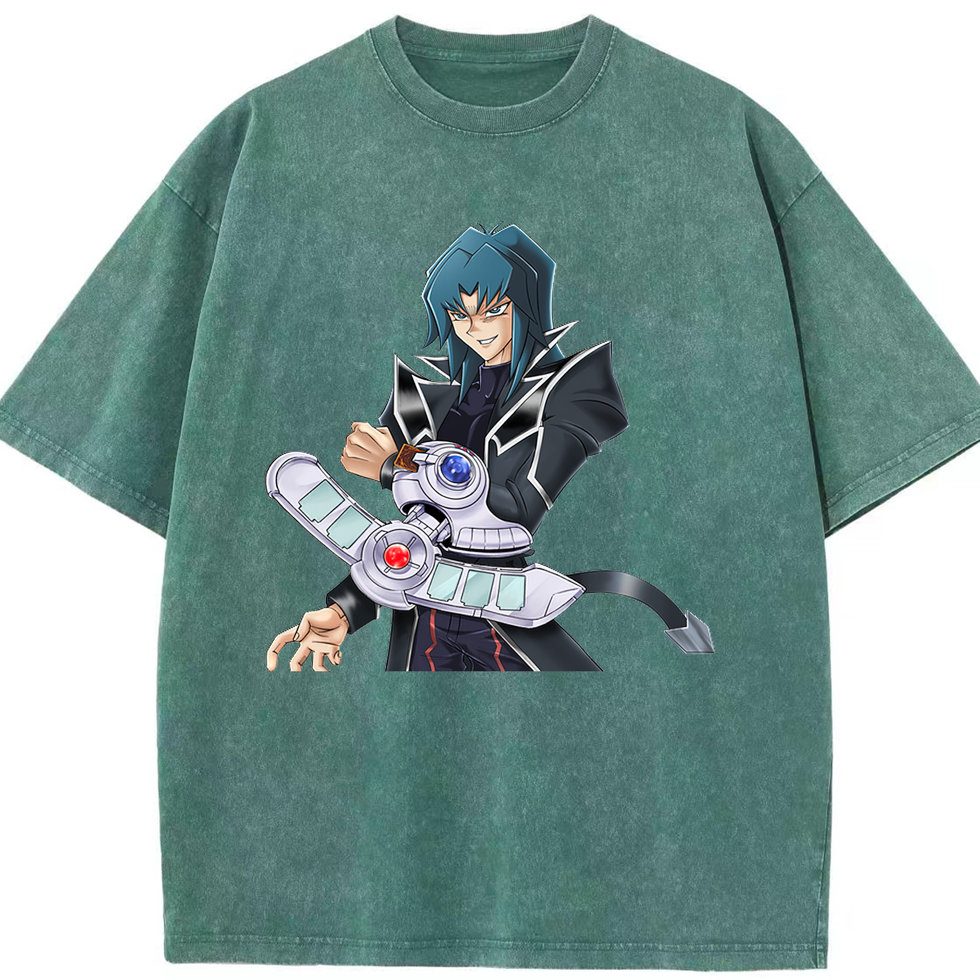 （画像用） 遊☆戯☆王 Yu-Gi-Oh! 綿100% ヴィンテージ風 半袖Tシャツ（フロントプリント）